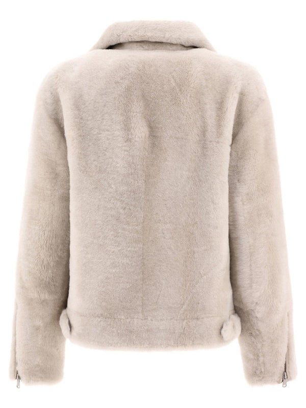 Brunello Cucinelli Fur Zipped Jacket - Women - Piano Luigi