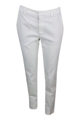 Brunello Cucinelli Garment-dyed Stretch Cotton Drill Cigarette Trousers - Women - Piano Luigi