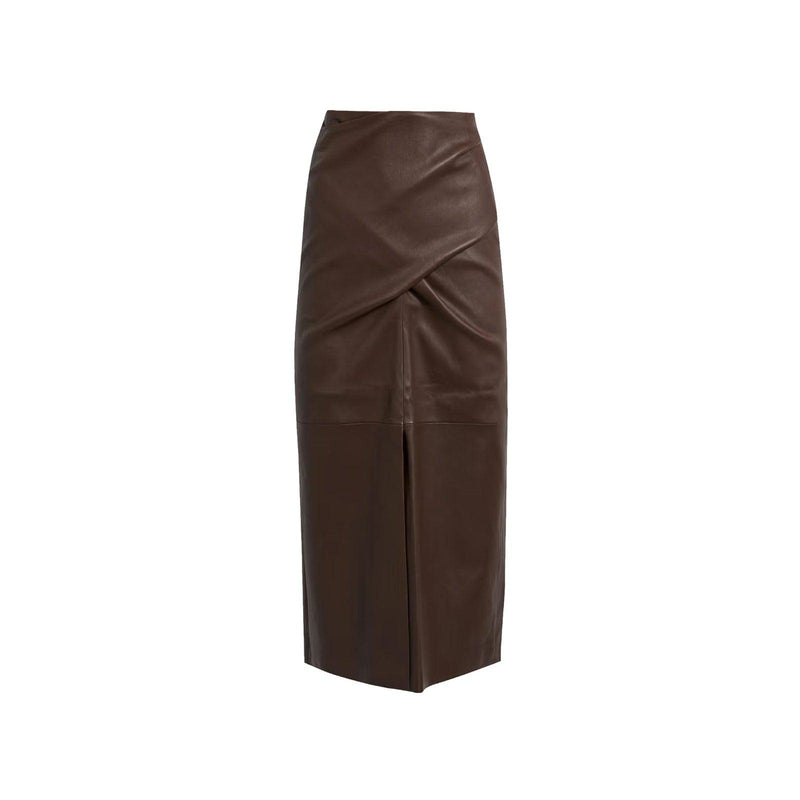 Brunello Cucinelli Leather Skirt - Women - Piano Luigi