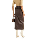 Brunello Cucinelli Leather Skirt - Women - Piano Luigi