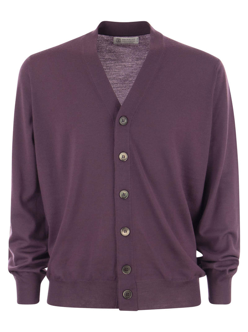 Brunello Cucinelli Lightweight Virgin Wool And Cashmere Cardigan - Men - Piano Luigi