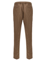 Brunello Cucinelli Linen Blend Trousers - Men - Piano Luigi