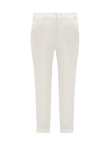 Brunello Cucinelli Linen Blend Trousers - Women - Piano Luigi