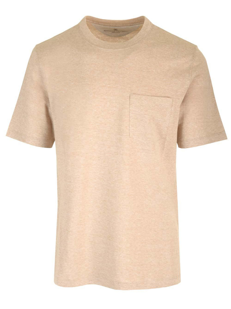 Brunello Cucinelli Linen Cotton T-shirt - Men - Piano Luigi