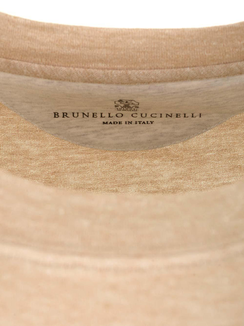 Brunello Cucinelli Linen Cotton T-shirt - Men - Piano Luigi