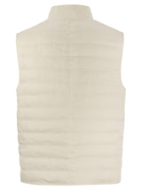 Brunello Cucinelli Linen Sleeveless Down Jacket - Men - Piano Luigi