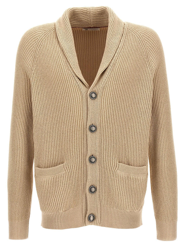 Brunello Cucinelli Logo Buttons Cardigan - Men - Piano Luigi