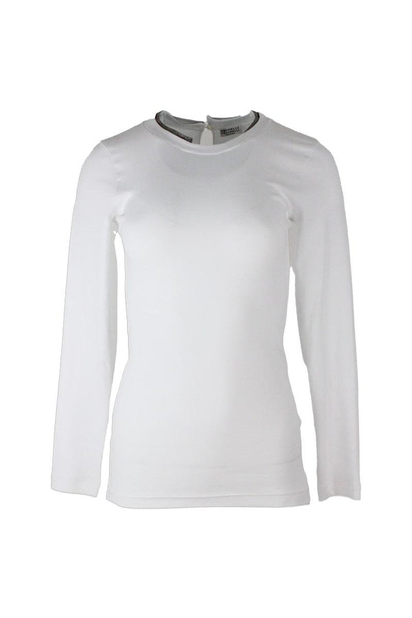 Brunello Cucinelli Long Sleeve T-shirt - Women - Piano Luigi