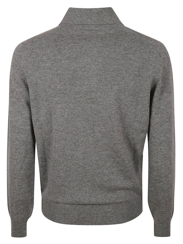 Brunello Cucinelli Long-sleeved Collared Sweatshirt - Men - Piano Luigi