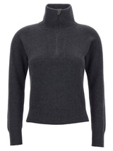 Brunello Cucinelli monile Half Zip Sweater - Women - Piano Luigi