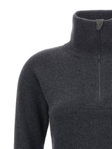 Brunello Cucinelli monile Half Zip Sweater - Women - Piano Luigi