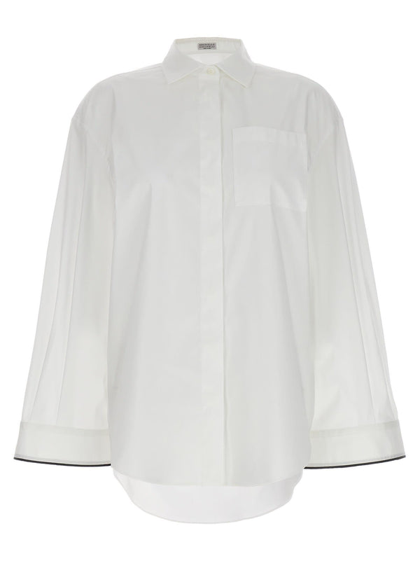 Brunello Cucinelli monile Poplin Shirt - Women - Piano Luigi