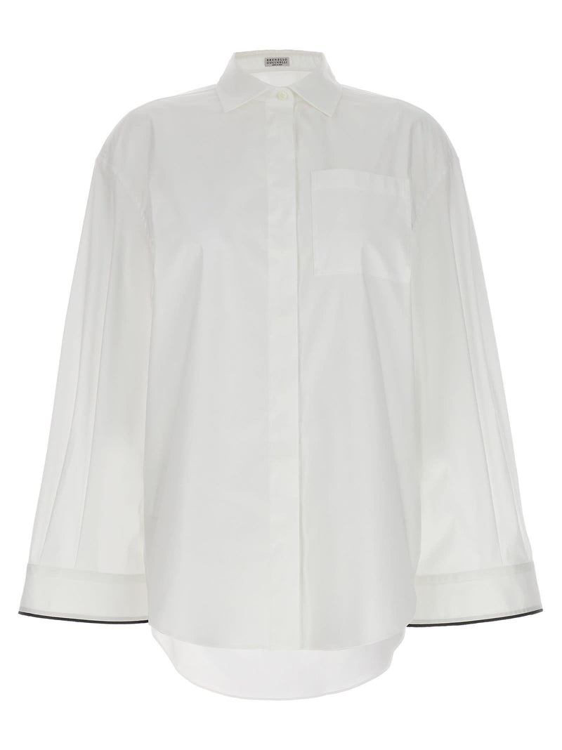 Brunello Cucinelli monile Poplin Shirt - Women - Piano Luigi