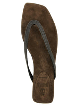 Brunello Cucinelli monile Thong Sandals - Women - Piano Luigi