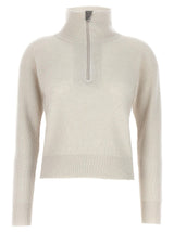 Brunello Cucinelli monile Zip-up Sweater - Women - Piano Luigi