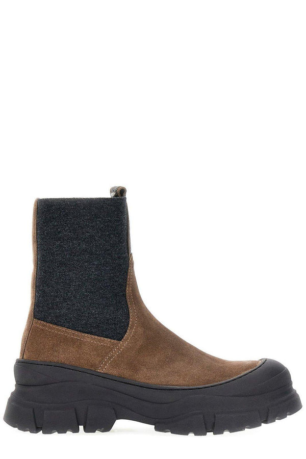 Brunello Cucinelli Monili-embellished Slip-on Ankle Boots - Women - Piano Luigi