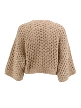 Brunello Cucinelli Open-knit Crew Neck Jumper - Women - Piano Luigi