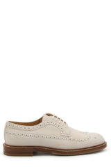 Brunello Cucinelli Perforated-embellished Lace-up Derby Shoes - Men - Piano Luigi