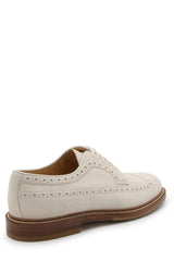 Brunello Cucinelli Perforated-embellished Lace-up Derby Shoes - Men - Piano Luigi