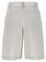 Brunello Cucinelli Pleated Bermuda Shorts - Women - Piano Luigi