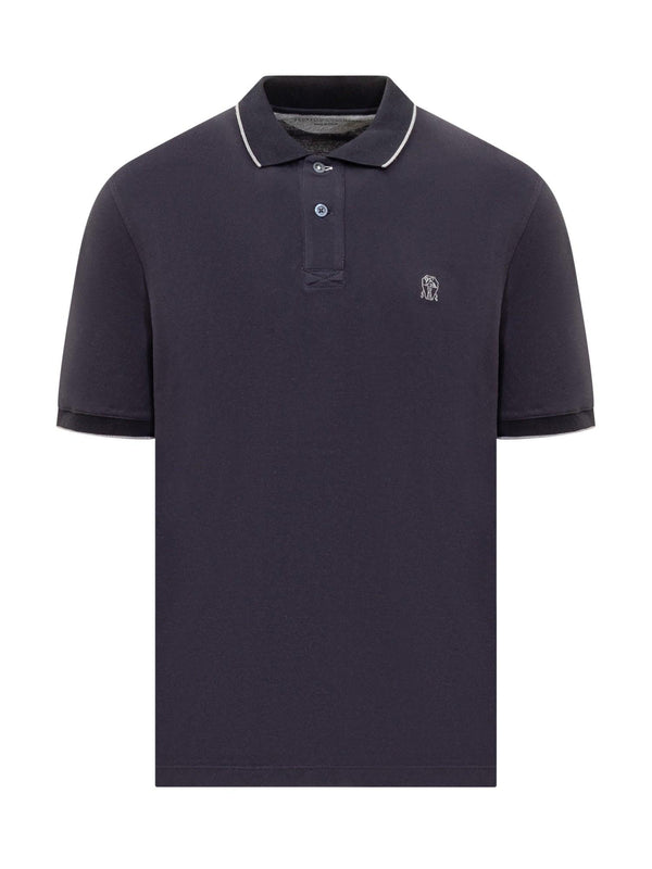 Brunello Cucinelli Polo With Logo - Men - Piano Luigi