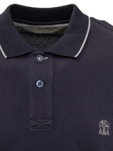 Brunello Cucinelli Polo With Logo - Men - Piano Luigi