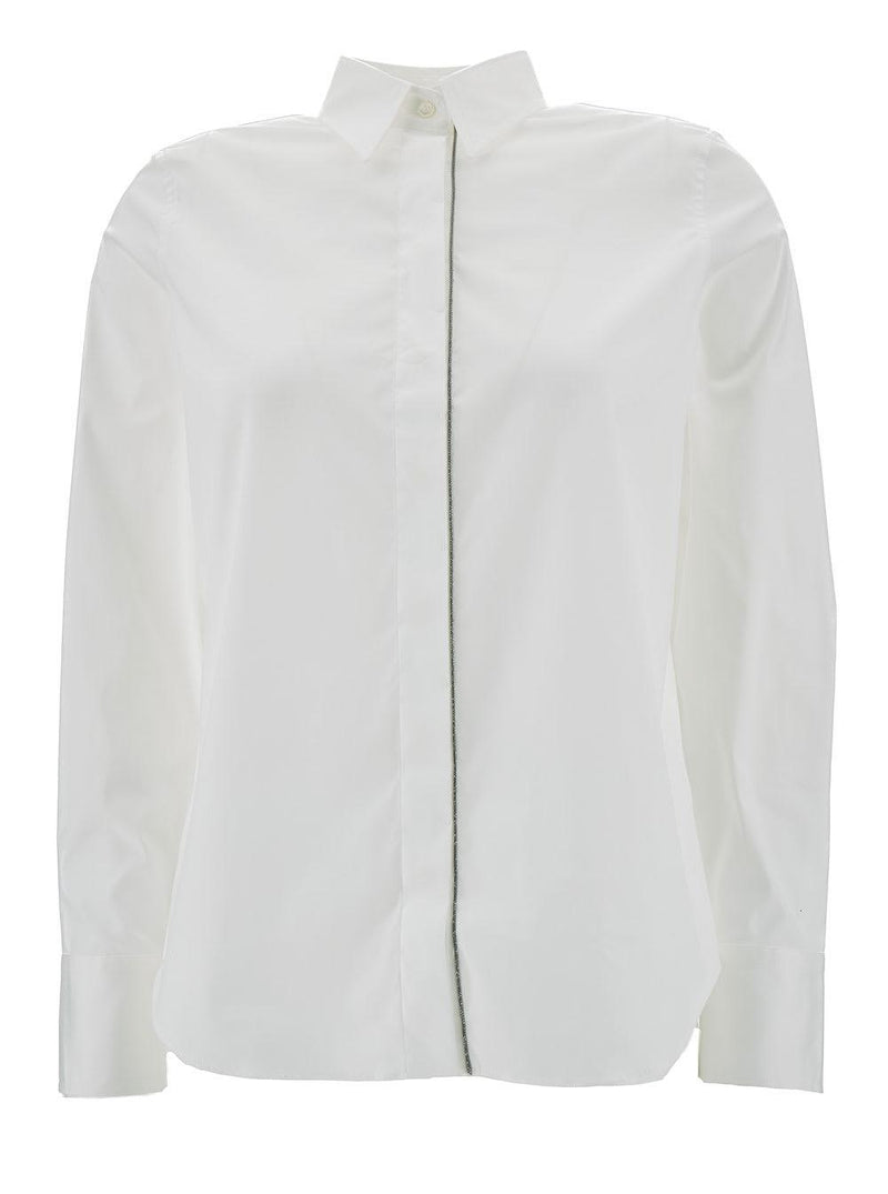 Brunello Cucinelli Poplin Shirt - Women - Piano Luigi