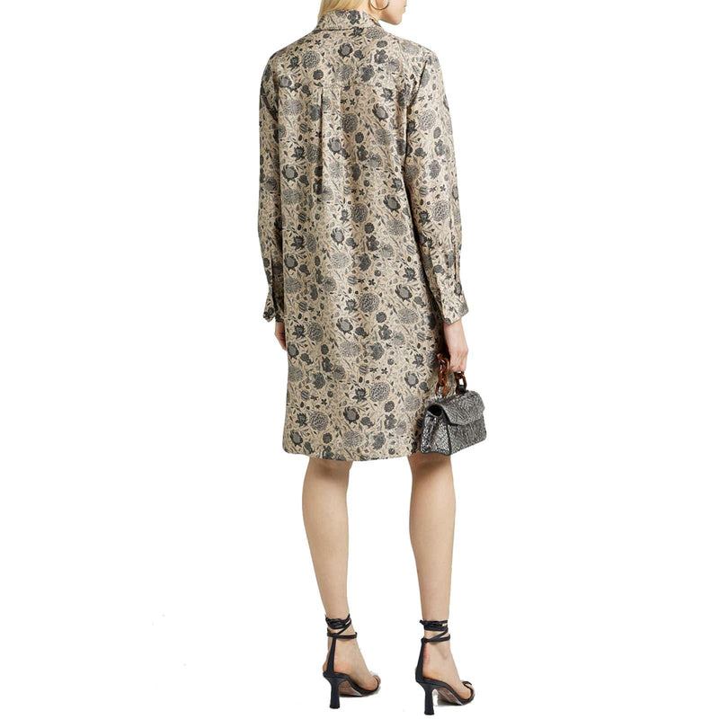 Brunello Cucinelli Printed Silk Dress - Women - Piano Luigi