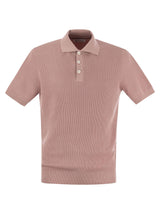 Brunello Cucinelli Ribbed Cotton Polo-style Jersey - Men - Piano Luigi