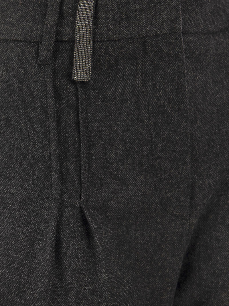 Brunello Cucinelli Sartoria Wool And Cashmere Trousers - Women - Piano Luigi