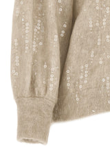 Brunello Cucinelli Sequin Hooded Cardigan - Women - Piano Luigi