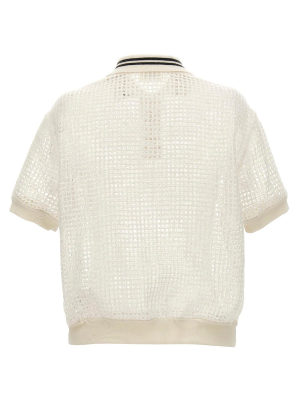 Brunello Cucinelli Sequin Knitted Polo Shirt - Women - Piano Luigi