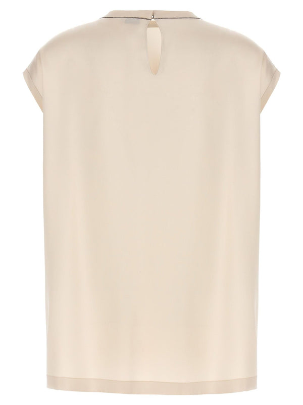 Brunello Cucinelli Silk Top - Women - Piano Luigi