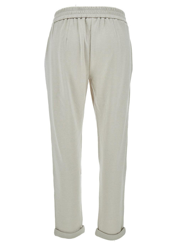 Brunello Cucinelli Sport Cotton Silk Pants - Women - Piano Luigi