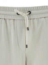 Brunello Cucinelli Sport Cotton Silk Pants - Women - Piano Luigi