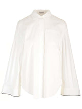 Brunello Cucinelli Stretch Popeline Shirt - Women - Piano Luigi