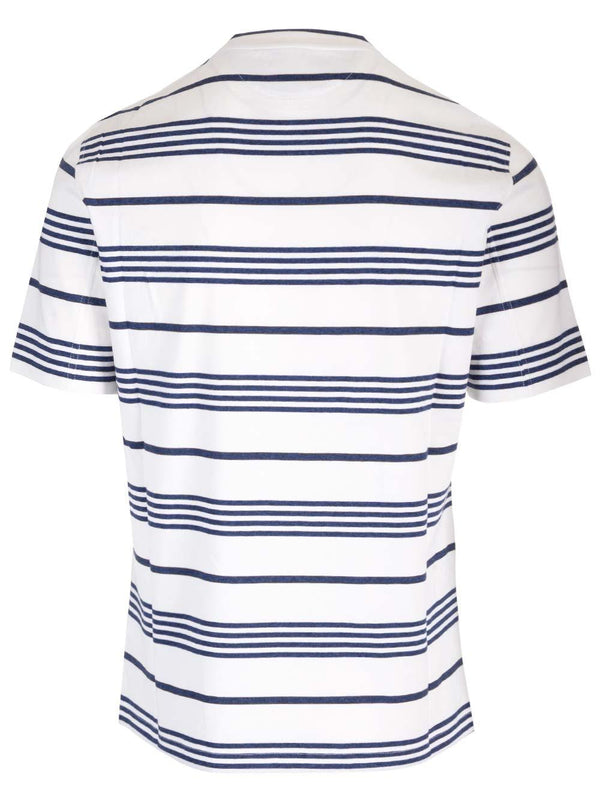 Brunello Cucinelli Striped T-shirt - Men - Piano Luigi