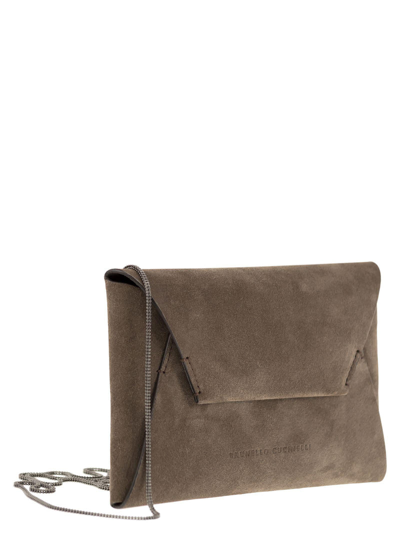 Brunello Cucinelli Suede Envelope Bag - Women - Piano Luigi