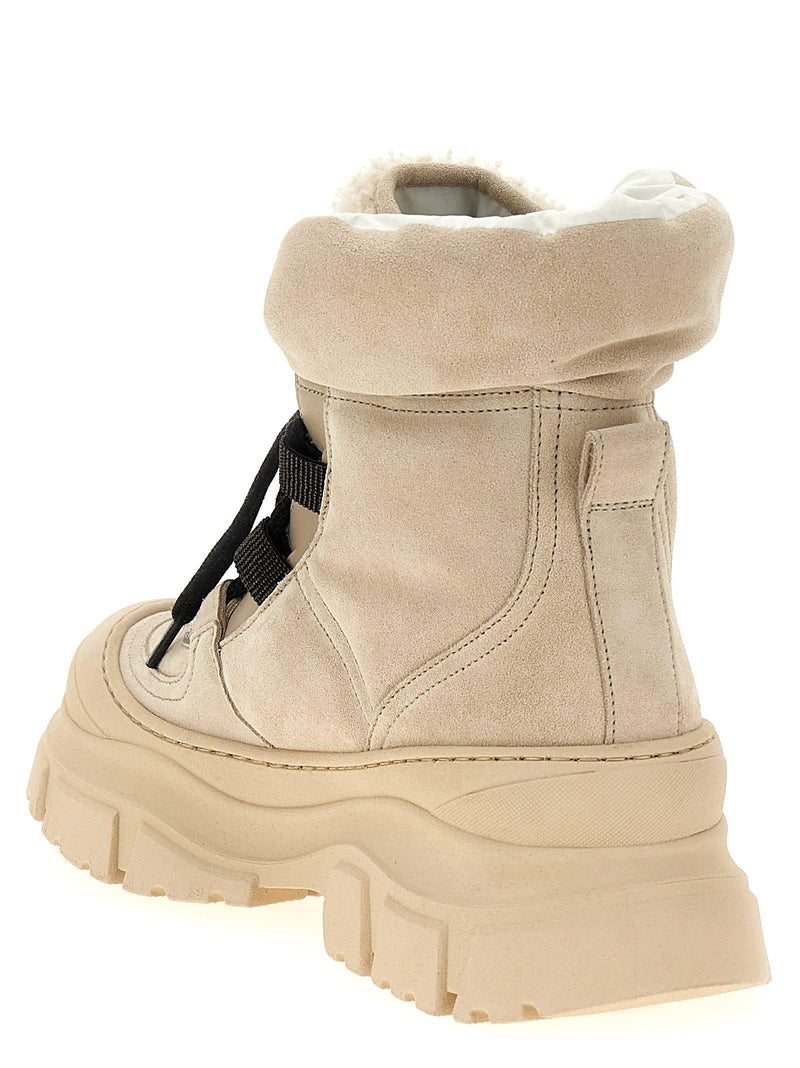 Brunello Cucinelli Suede Fur Boots - Women - Piano Luigi