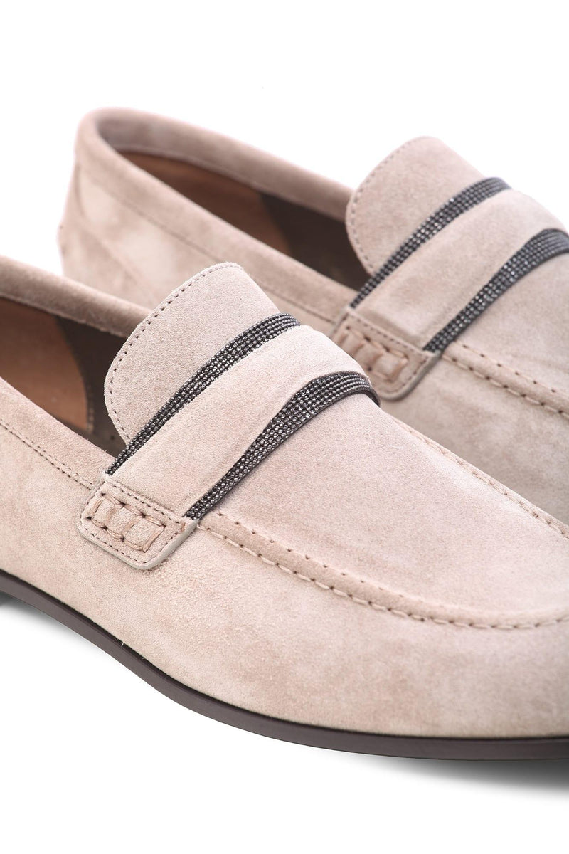 Brunello Cucinelli Suede moccasins - Women - Piano Luigi