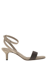 Brunello Cucinelli Suede Sandals With Precious Insert - Women - Piano Luigi