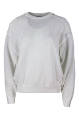 Brunello Cucinelli Sweater With Micro-mesh Work - Women - Piano Luigi