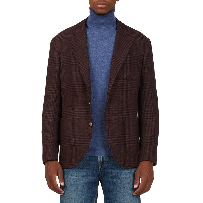 Brunello Cucinelli Tartan Wool Jacket - Men - Piano Luigi