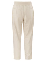 Brunello Cucinelli Techno Cotton Fleece Trousers With Crête - Men - Piano Luigi