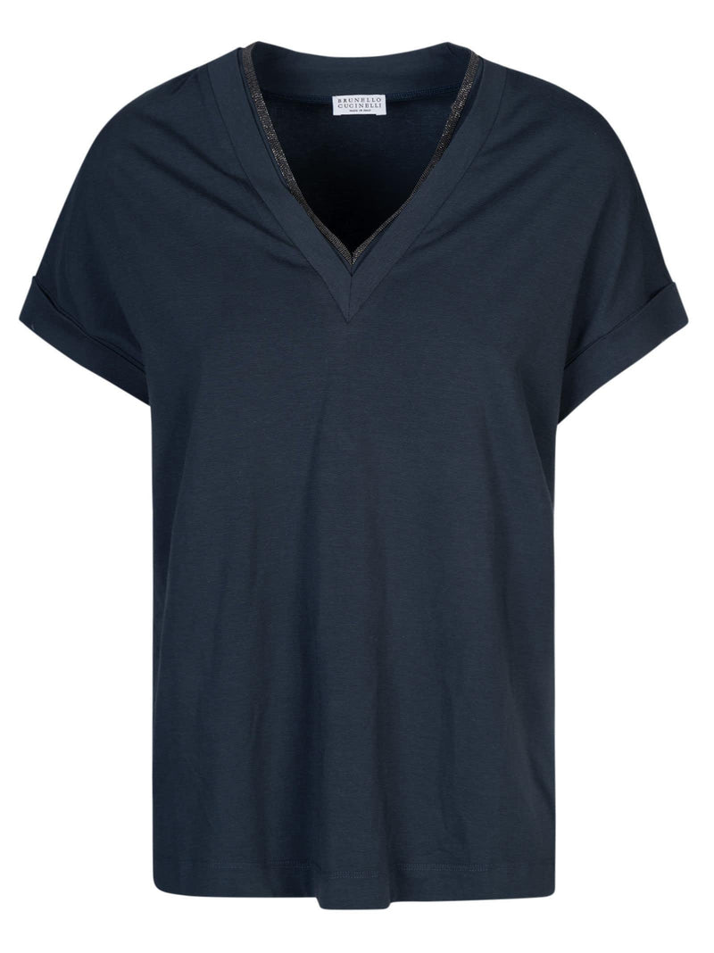 Brunello Cucinelli V-neck Blouse - Women - Piano Luigi