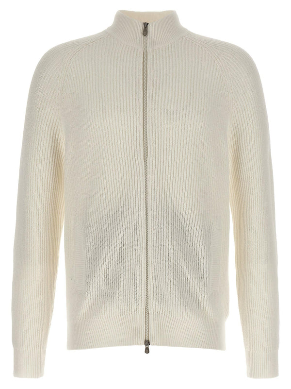 Brunello Cucinelli Zip Sweater - Men - Piano Luigi