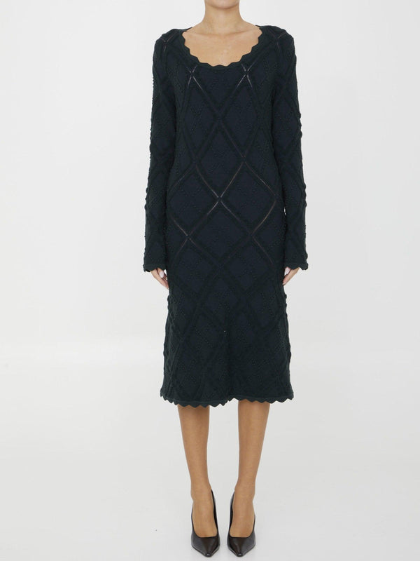 Burberry Aran Knit Dress - Women - Piano Luigi