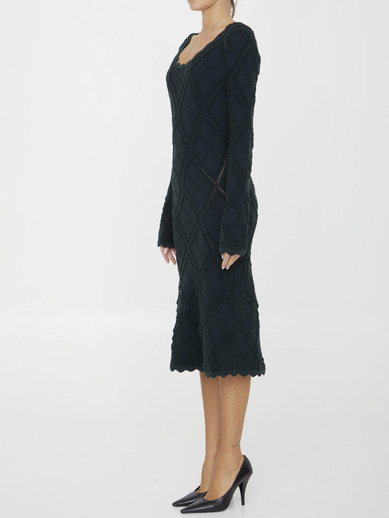 Burberry Aran Knit Dress - Women - Piano Luigi