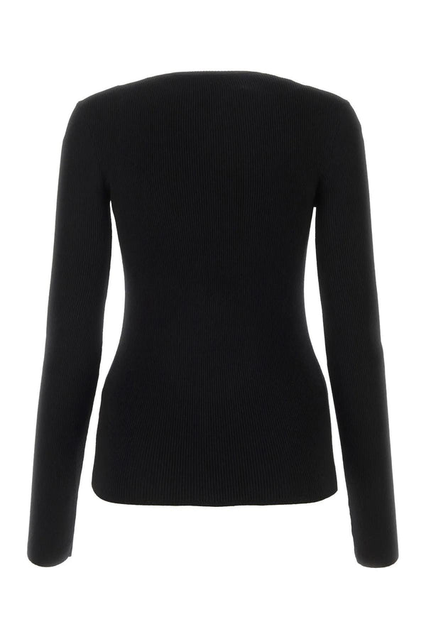 Burberry Black Wool Blend Sweater - Women - Piano Luigi