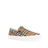 Burberry Canvas Slip On Sneakers - Women - Piano Luigi